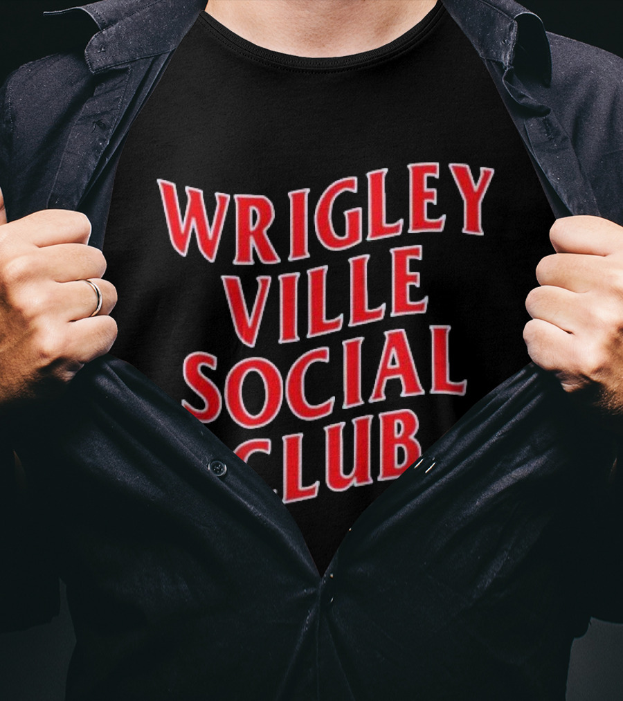 Wrigleyville Social Club Chicago Cubs Baseball T-Shirt
