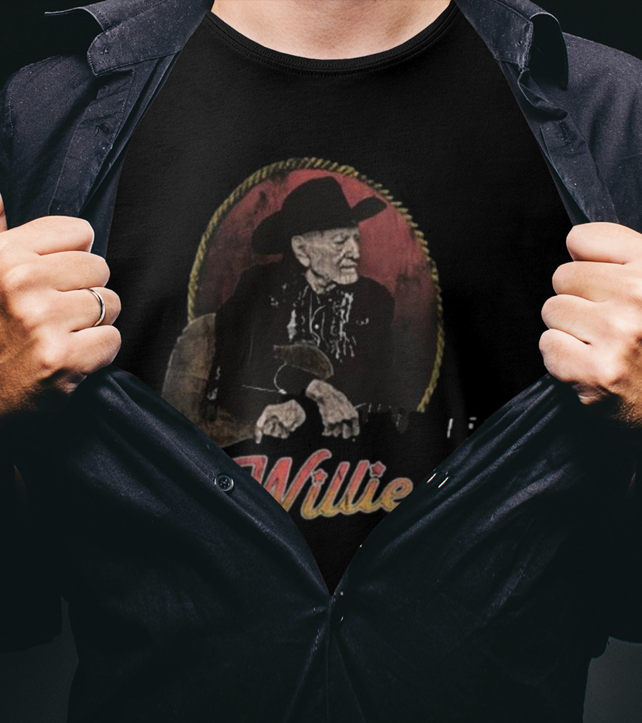 Willie Nelson 2025 Vintage Country Style T-Shirt