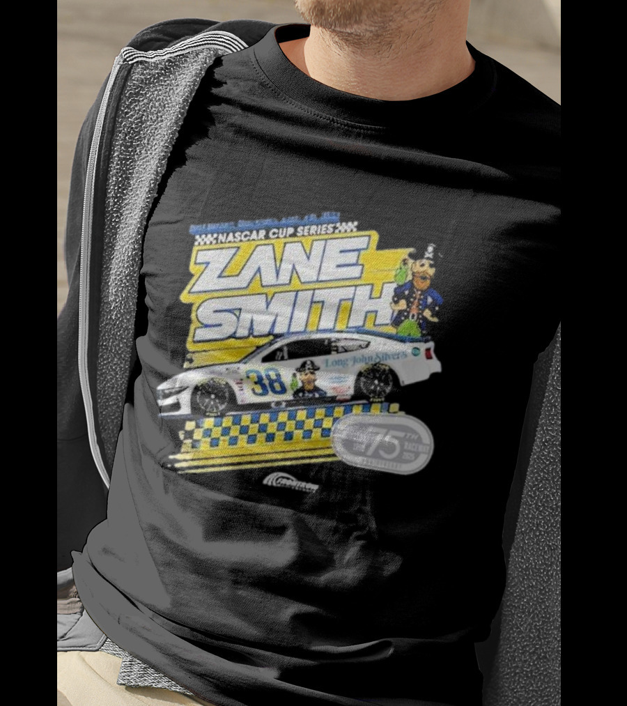 NASCAR Cup Series Zane Smith Long John Silver’s Car 75th Race 38 T-Shirt