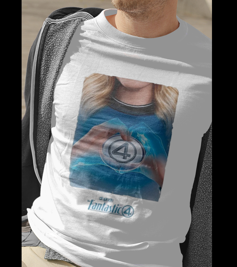 Invisible Woman Marvel Studios Fantastic 4 Emblem T-Shirt