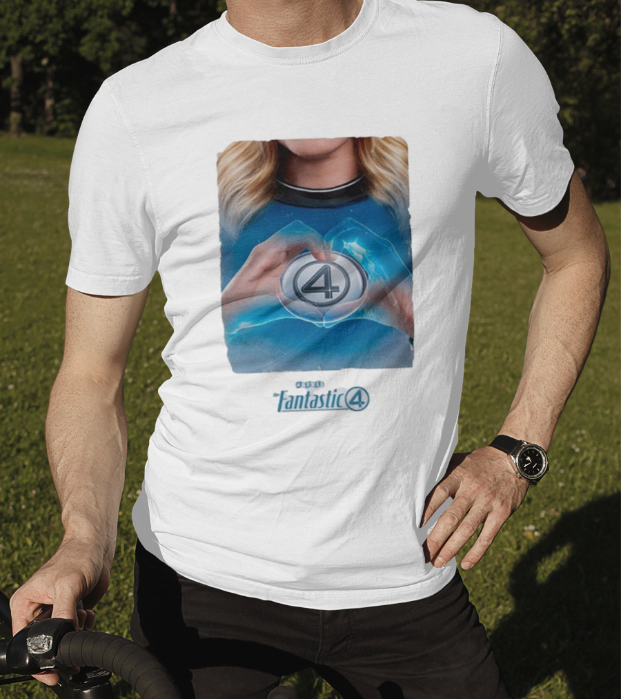 Invisible Woman Marvel Studios Fantastic 4 Emblem T-Shirt