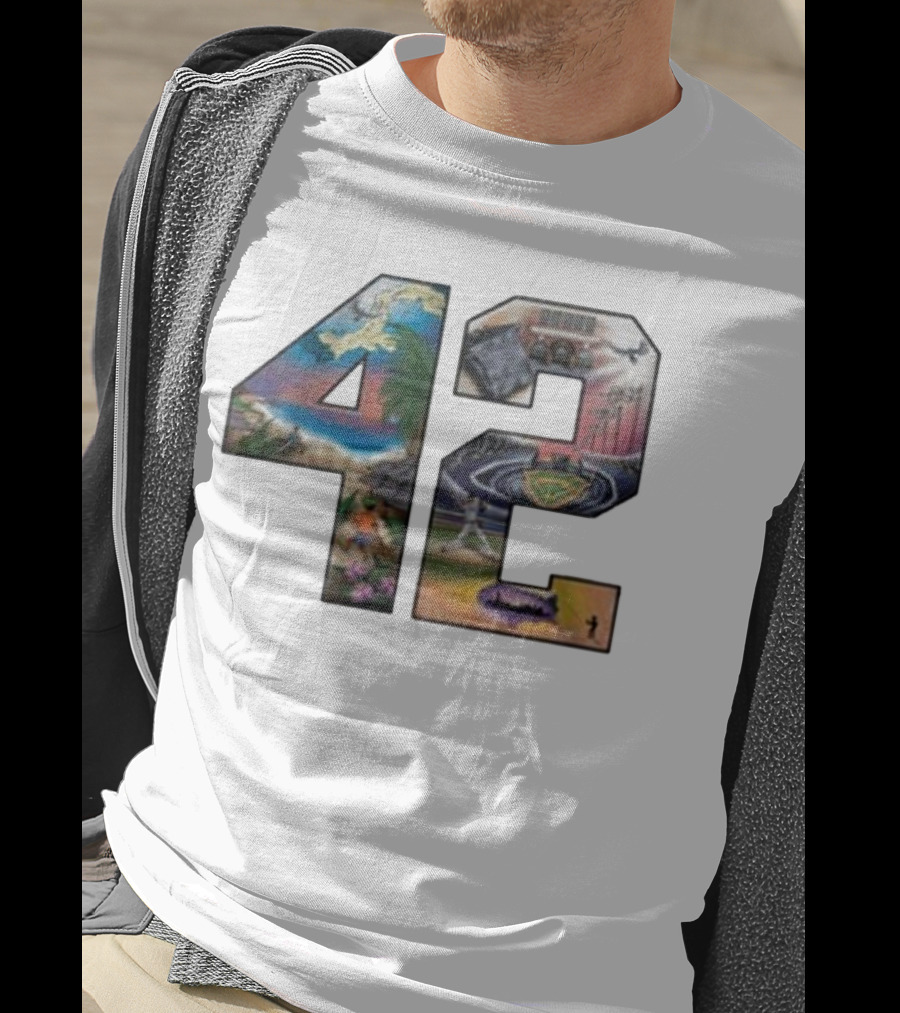 42 Mariano Rivera Foundation Iconic Baseball Imagery T-Shirt