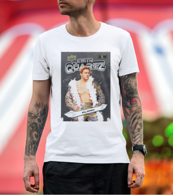 Premium T-Shirt: Upper Deck Allure Quartz Will Ospreay AEW All Elite Wrestling 2024 T-Shirt Upper Deck Allure Quartz Will Ospreay AEW All Elite Wrestling 2024 T-Shirt