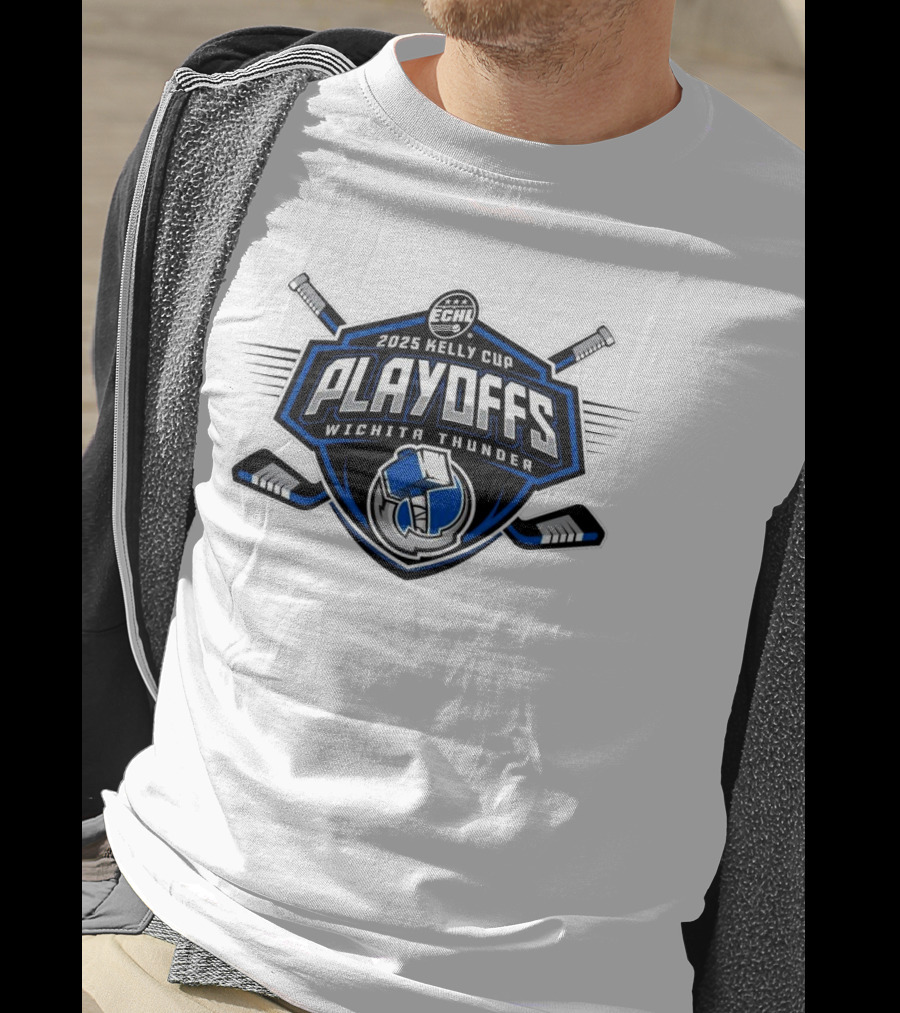 ECHL 2025 Kelly Cup Playoff Wichita Thunder T-Shirt