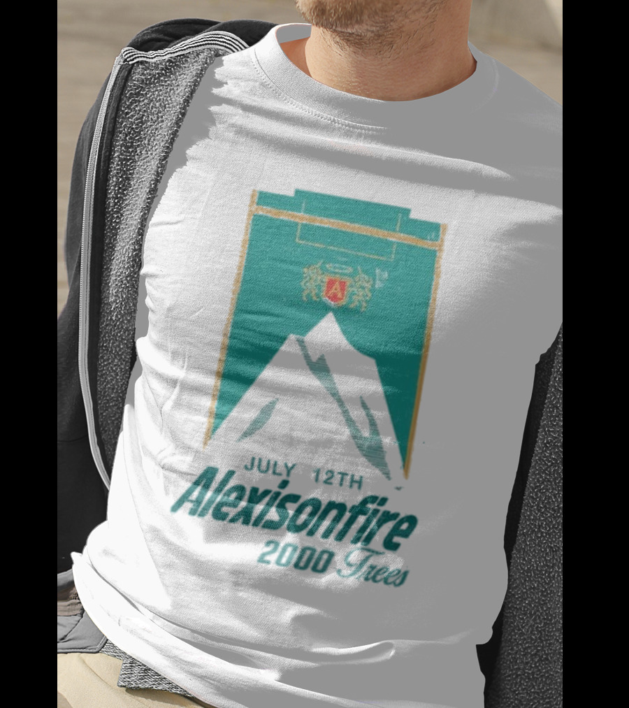 Allotment Trees X Alexisonfire July 12th 2005 Tour T-Shirt