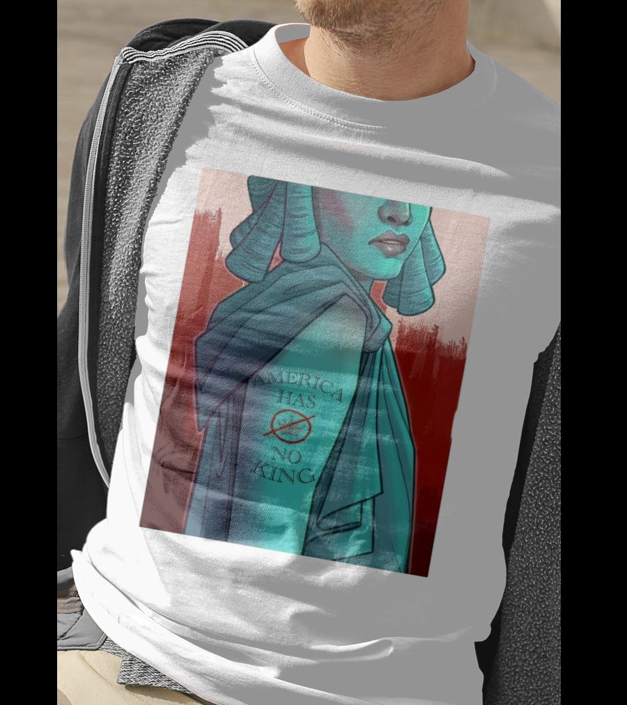 America Has No King Lady Liberty 2025 T-Shirt