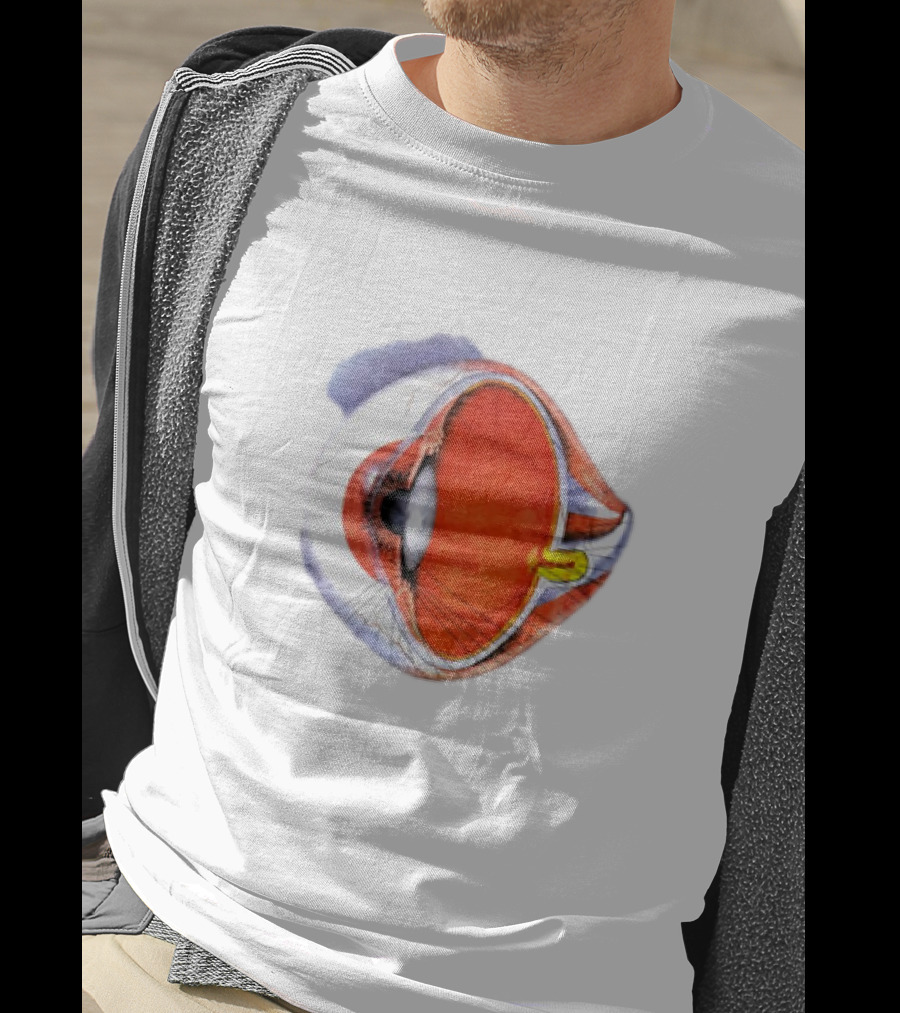 Anatomical Eye Ball Illustration 1991 T-Shirt