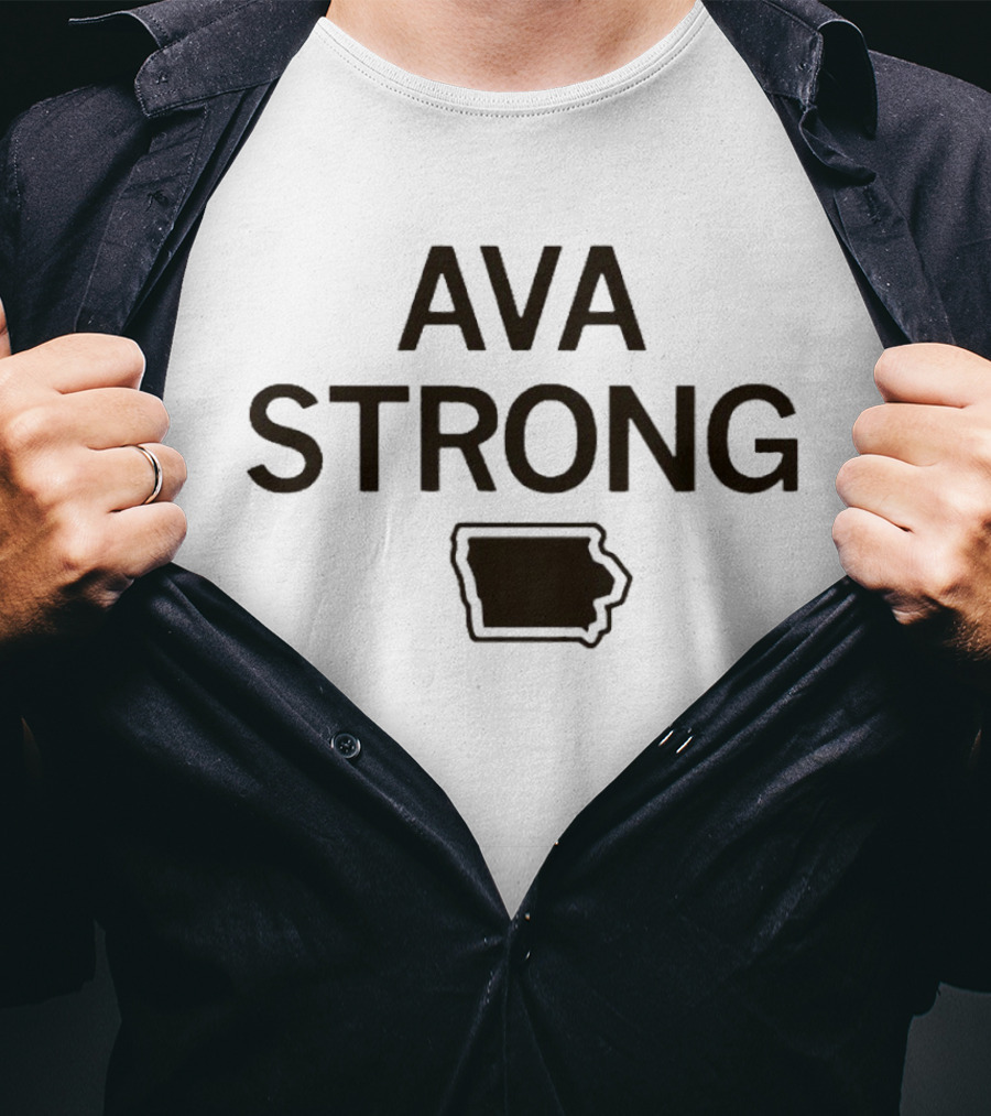 Ava Strong Iowa Outline T-Shirt