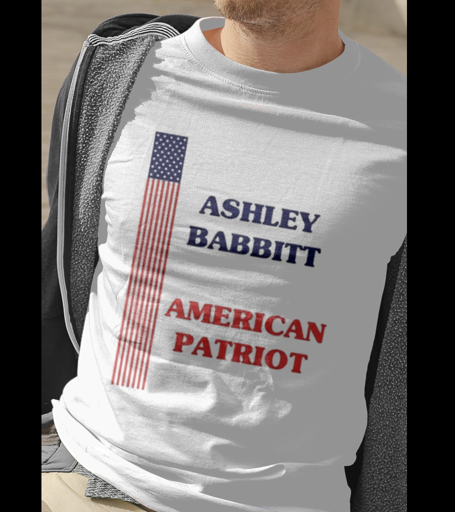 Ashley Babbitt American Patriot Flag Stripe Stars T-Shirt