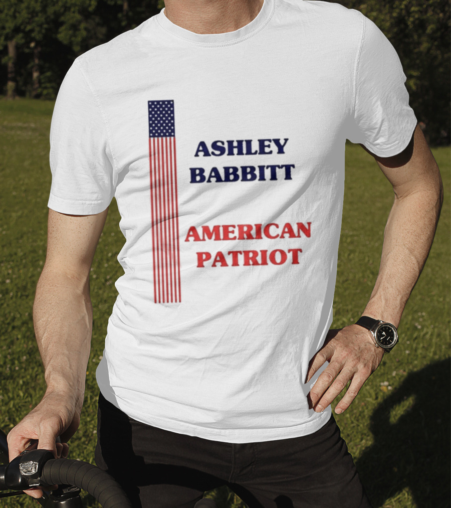Ashley Babbitt American Patriot Flag Stripe Stars T-Shirt