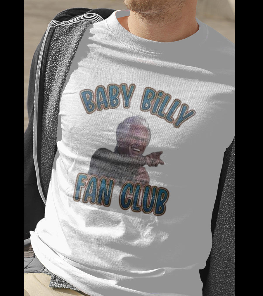 Baby Billy Fan Club Custom Printed Vintage Style T-Shirt