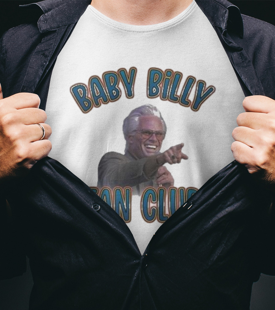 Baby Billy Fan Club Custom Printed Vintage Style T-Shirt