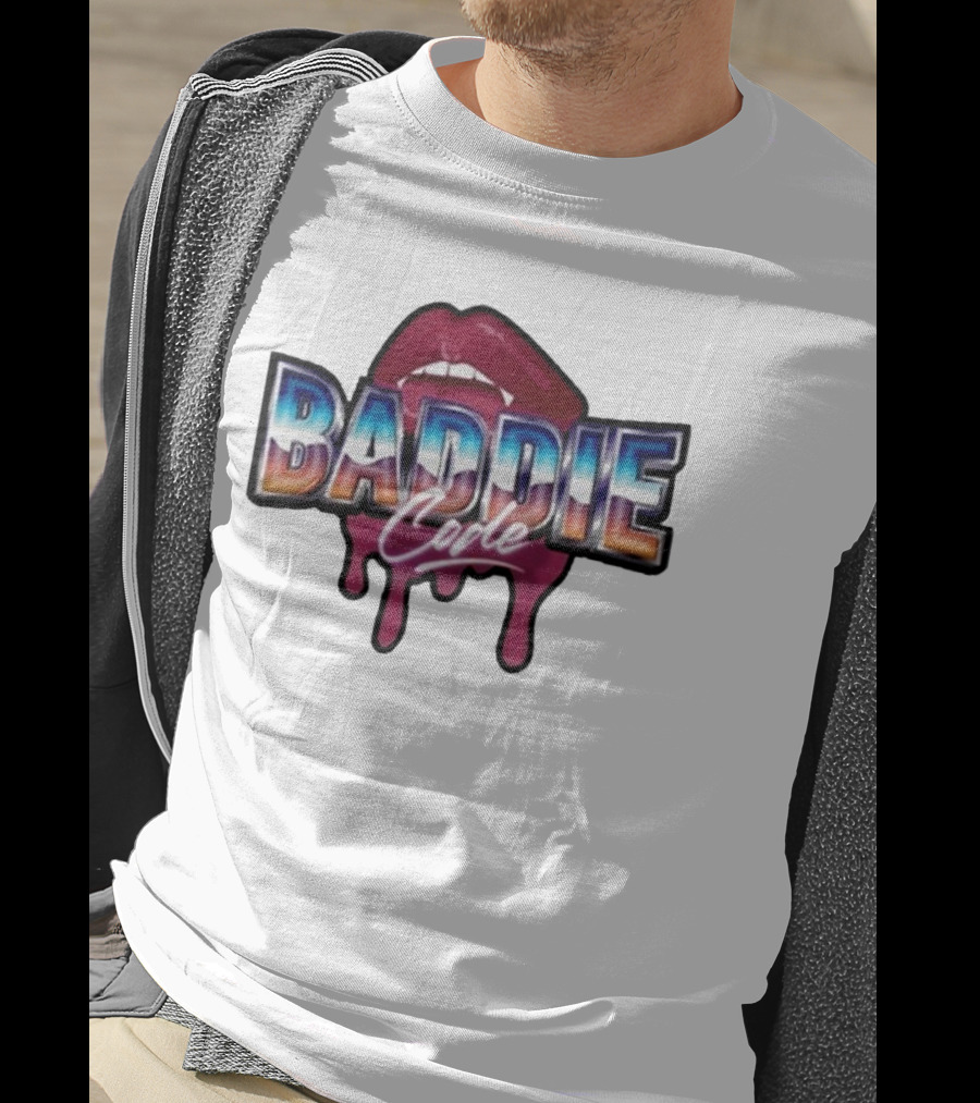Baddie Code Dripping Lips Urban Style T-Shirt