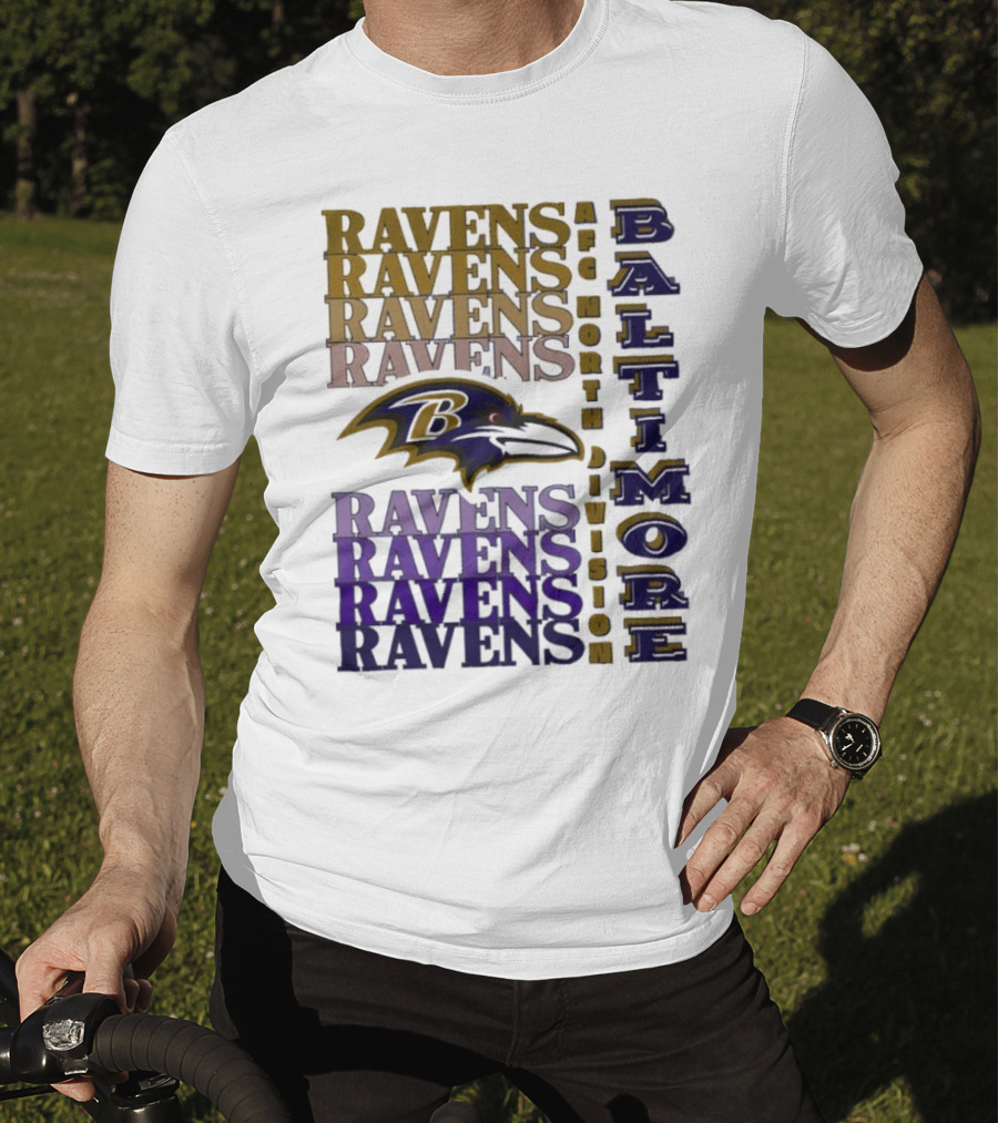 Baltimore Ravens AFC North Division Baltimore Ravens Ravens Ravens Ravens Ravens T-Shirt