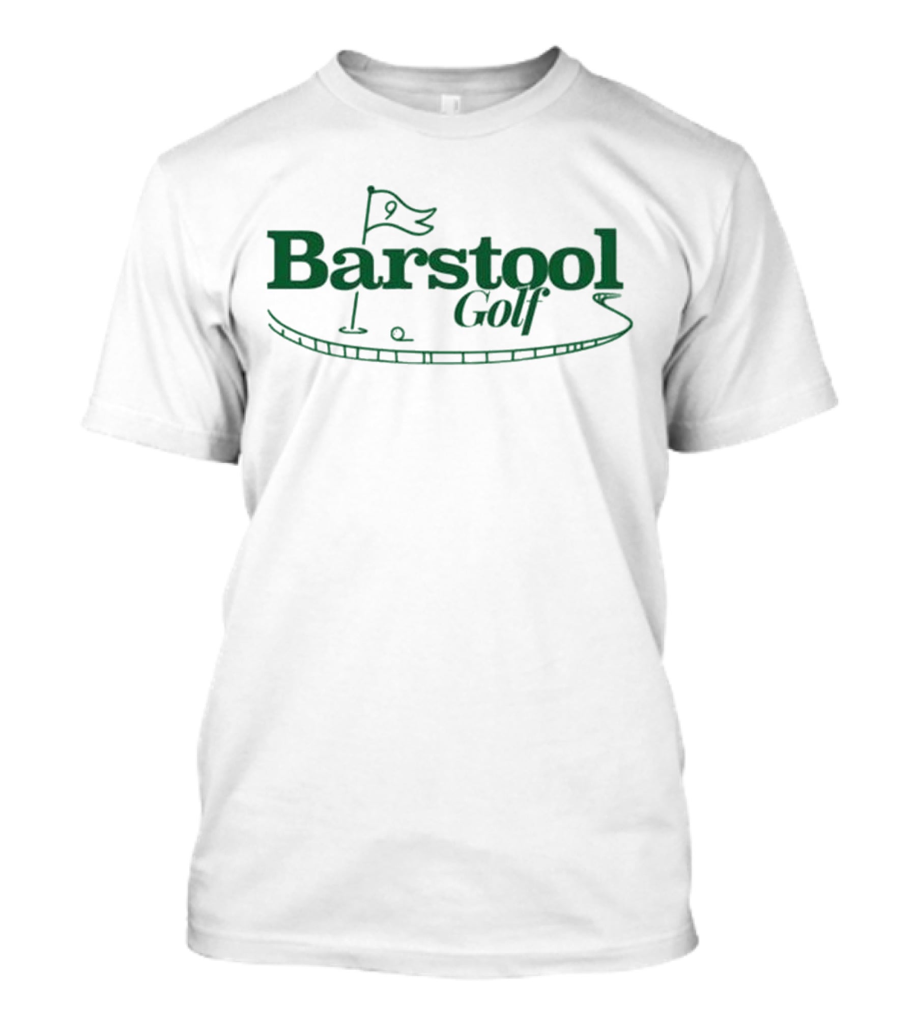 Barstool Golf Putting Green Flag Logo T-Shirt