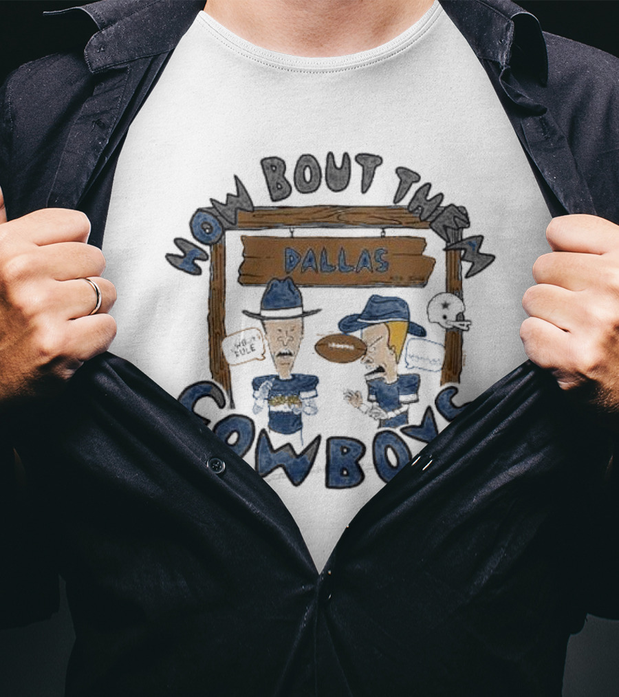 Beavis And Butt-Head Dallas Cowboys How Bout Them Cowboys T-Shirt