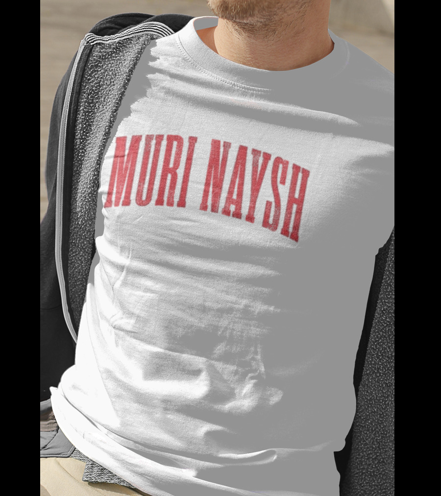 Billmuri Muri Naysh Red Text T-Shirt