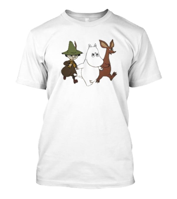 Bjork Moomin Sniff Snufkin Characters T-Shirt