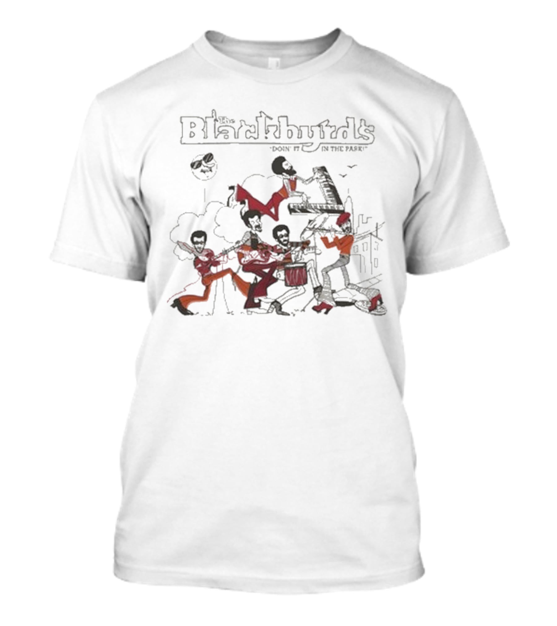 The Blackbyrds Don't It In The Park Funky Band Illustration T-Shirt
