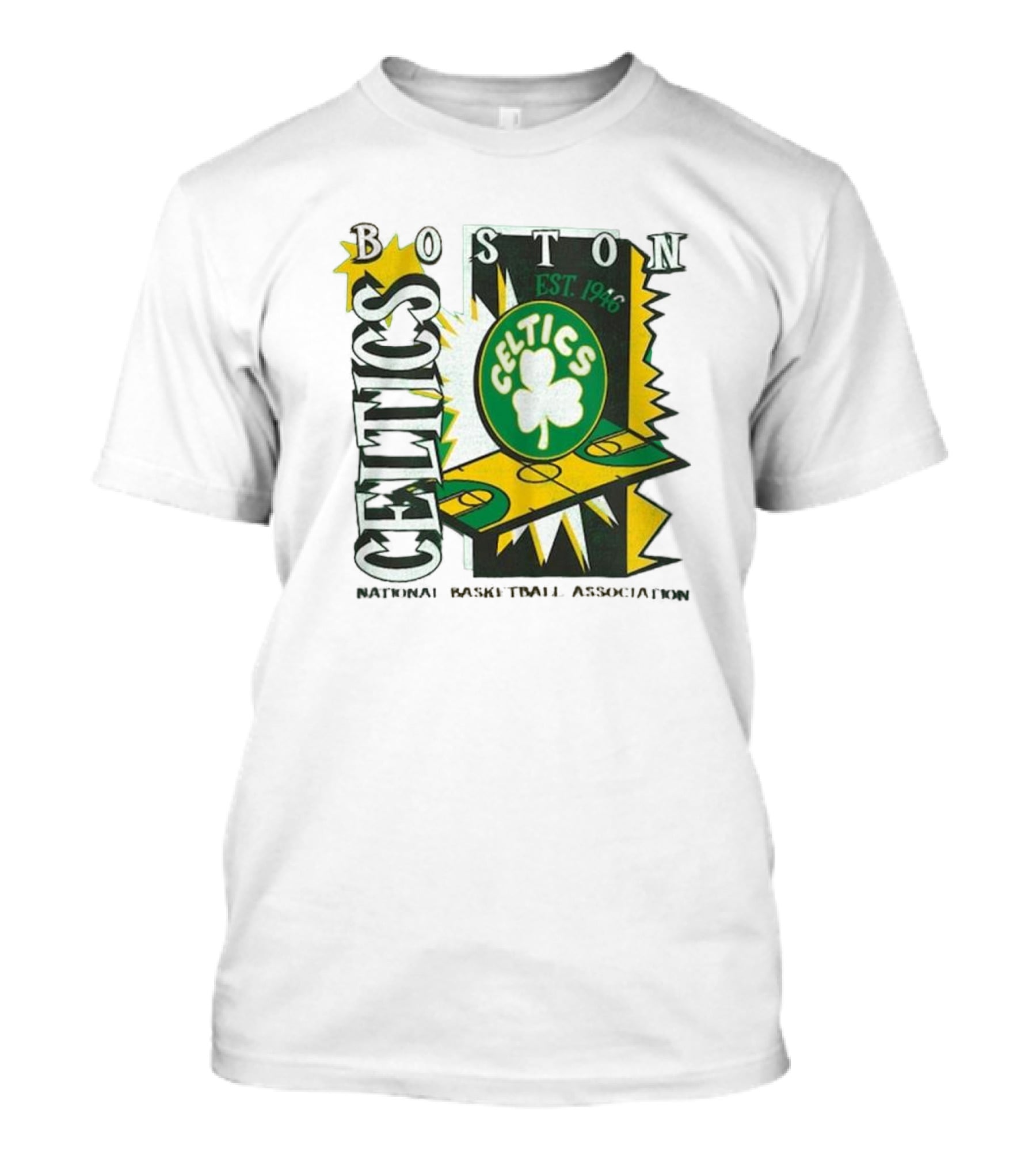 Boston Celtics EST 1946 Mitchell & Ness Youth Retro ’90s National Basketball Association T-Shirt
