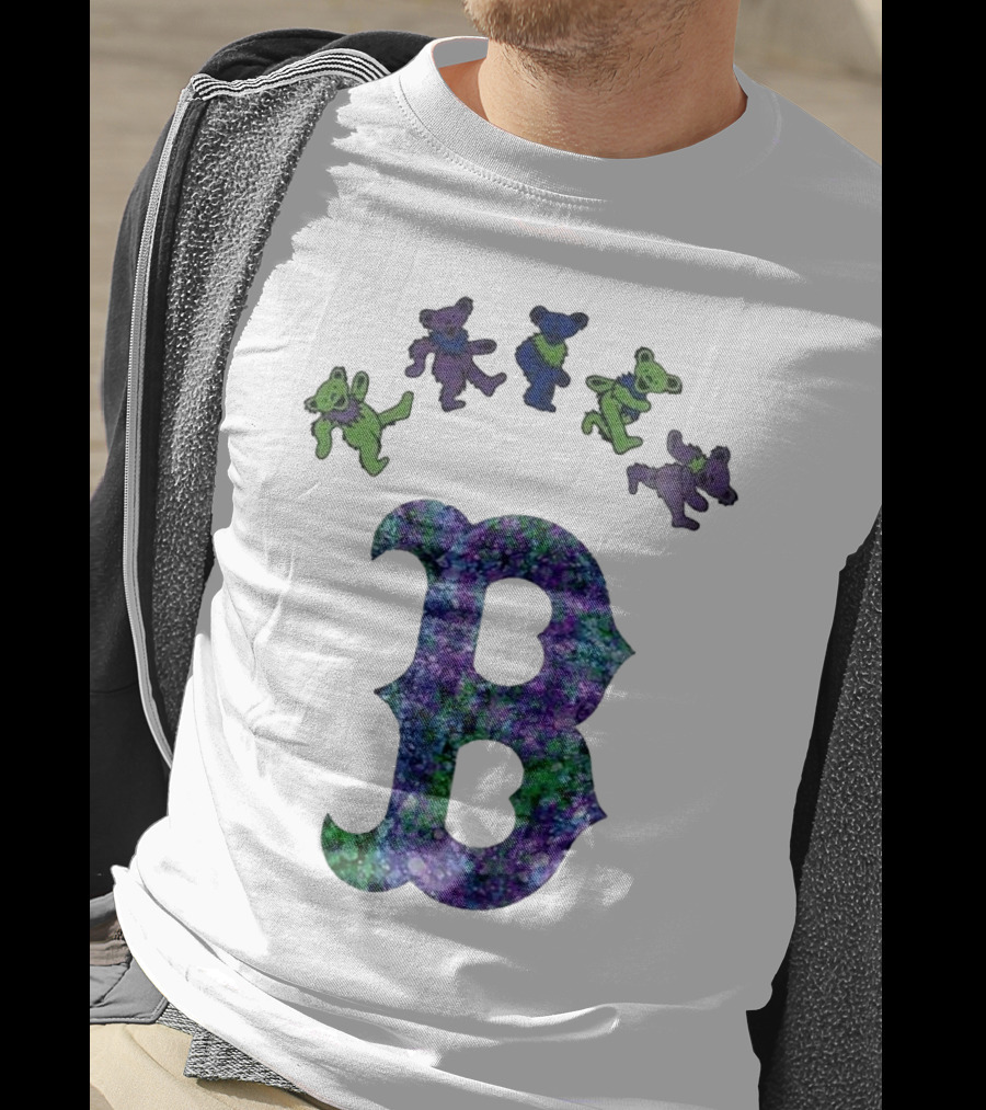 Boston Red Sox Grateful Dead Bears 2025 Event Night T-Shirt