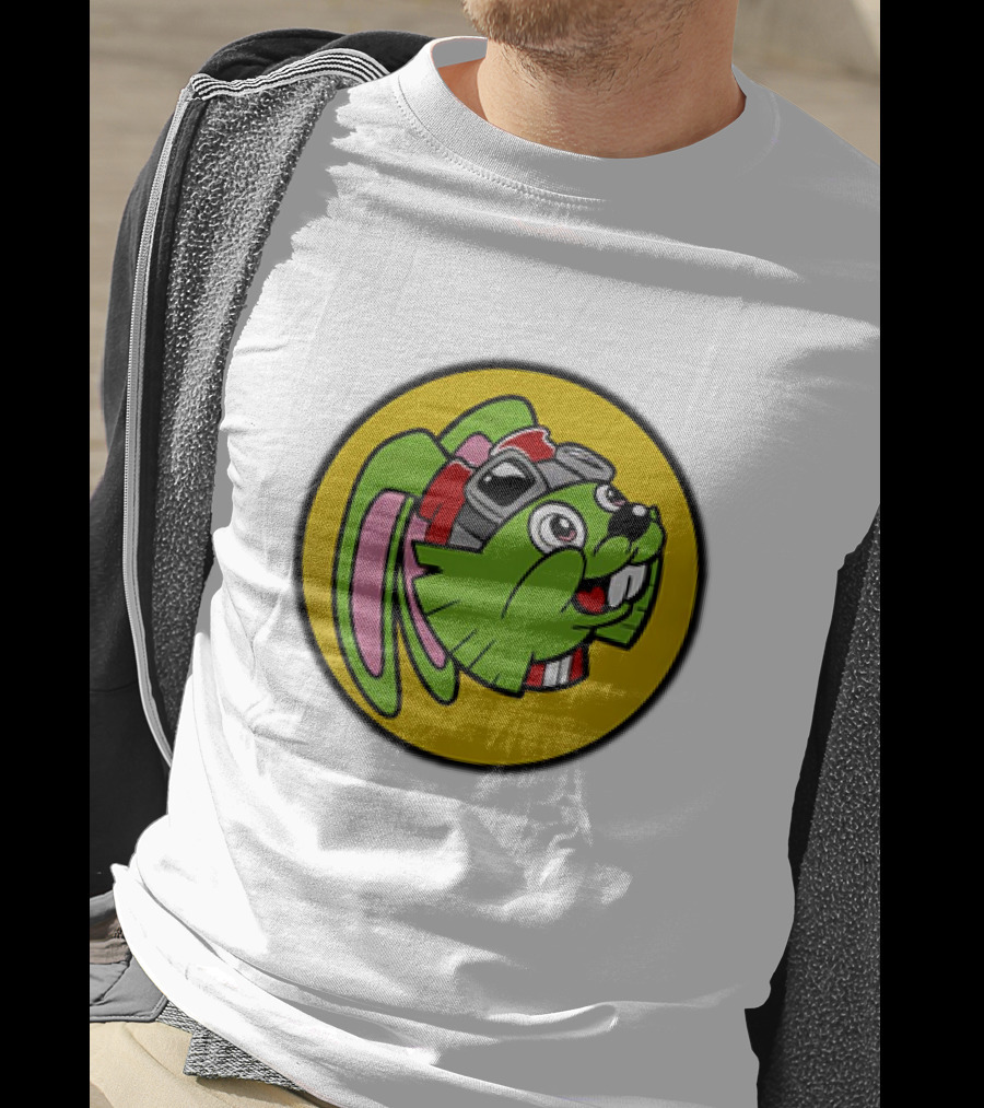 Bucky O’Hare Buc-ee’s Collaboration Featuring Iconic Green Rabbit With Goggles T-Shirt