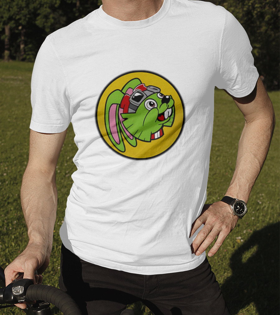 Bucky O’Hare Buc-ee’s Collaboration Featuring Iconic Green Rabbit With Goggles T-Shirt