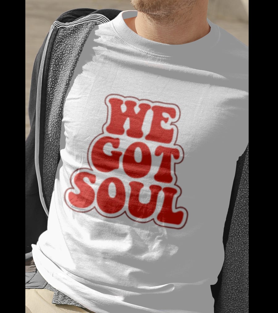 Burna Boy We Got Soul Retro Red Text Style T-Shirt