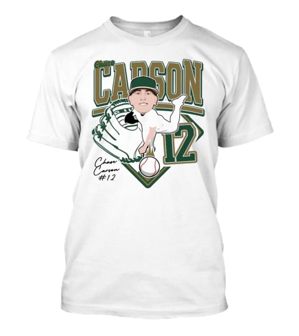 Chase Carson Baseball 2025 Pitcher 12 T-Shirt
