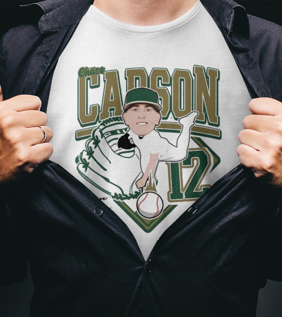 Chase Carson Baseball 2025 Pitcher 12 T-Shirt