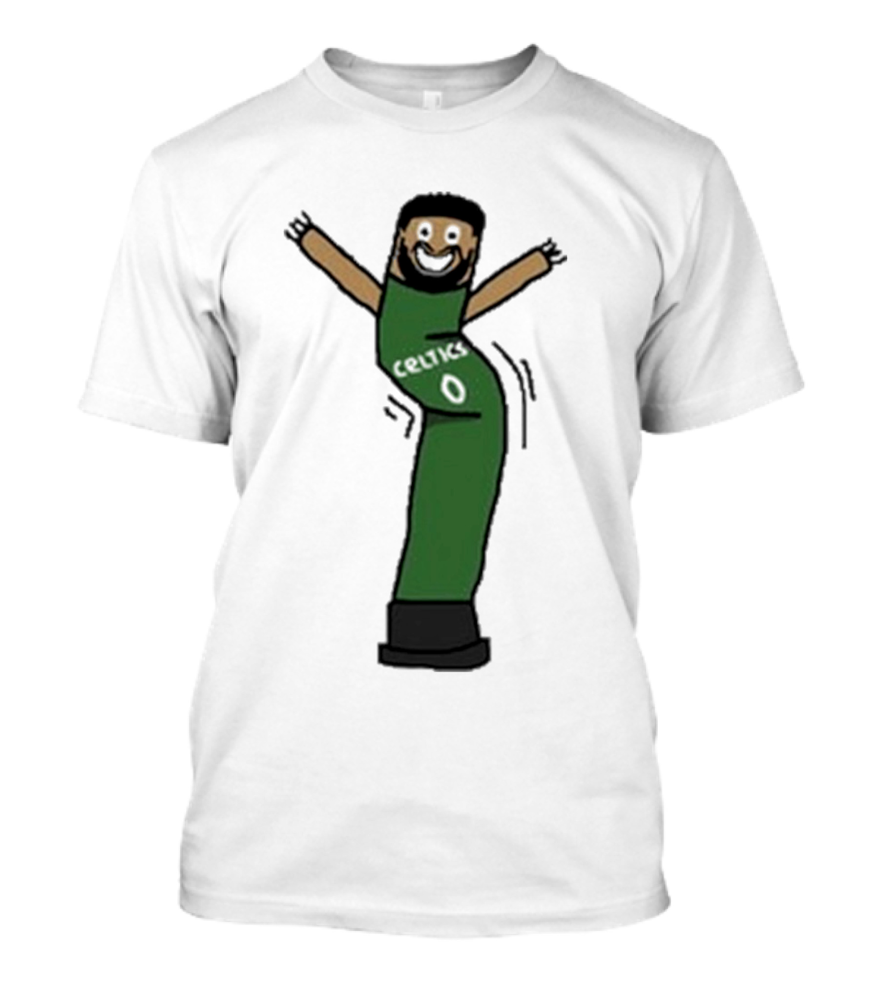 Celtics Jayson Tatum Inflate-Tum Cartoon T-Shirt