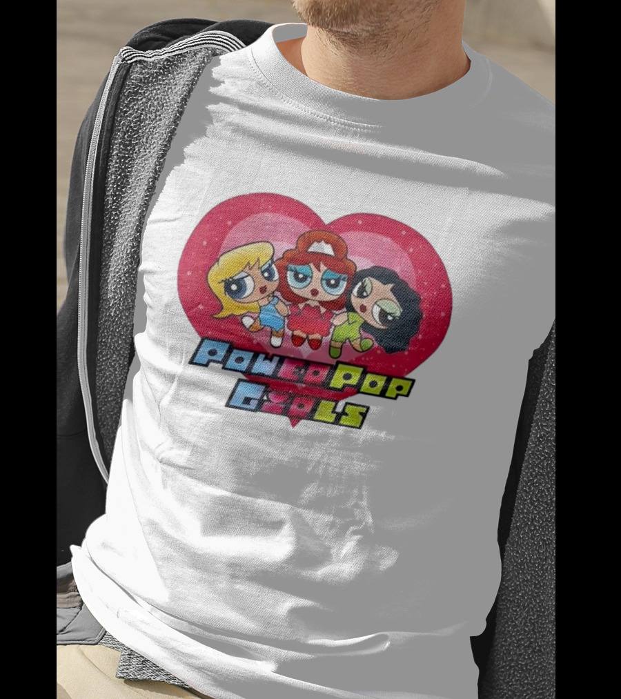 Chappell Roan Power Pop Girls Heart Cartoon Trio T-Shirt