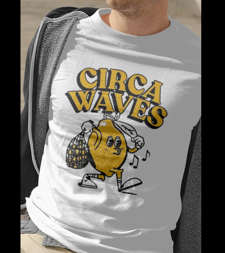 Circa Waves Leroy The Lemon Running Cartoon T-Shirt