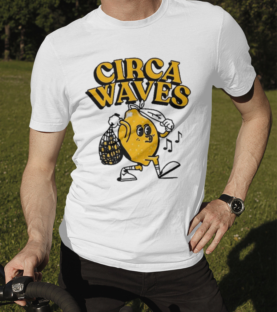 Circa Waves Leroy The Lemon Running Cartoon T-Shirt