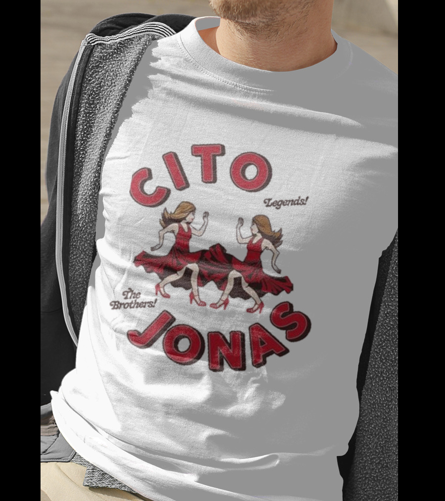 Cito Jonas Legends The Brothers Dancing Twins T-Shirt