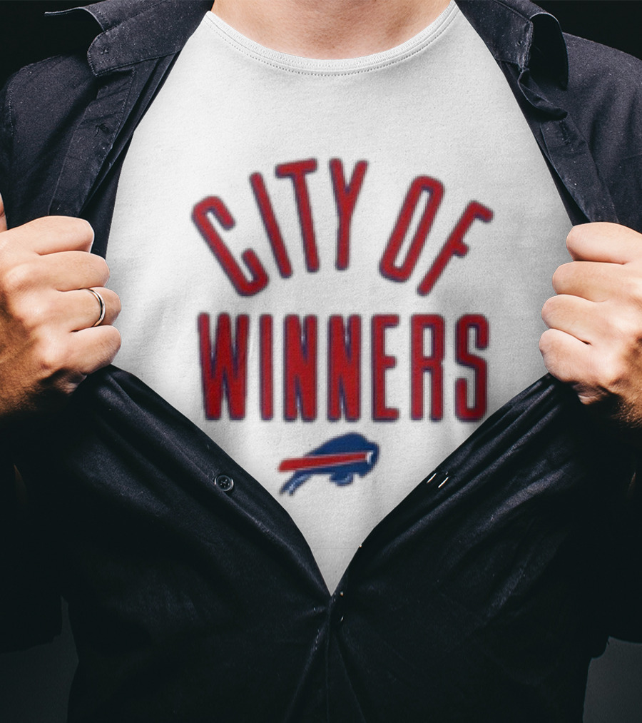City Of Winners Buffalo Bills Football Team Merchandise T-Shirt