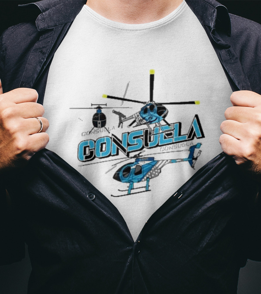 Cleetus Consuela Helicopter 2025 Consuela Go Fast Eat Ass T-Shirt