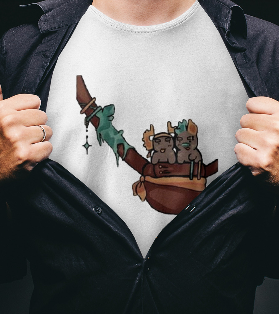 Coilpunk Steam Coil Phighting In A Bag Wizard Staff Adventure T-Shirt