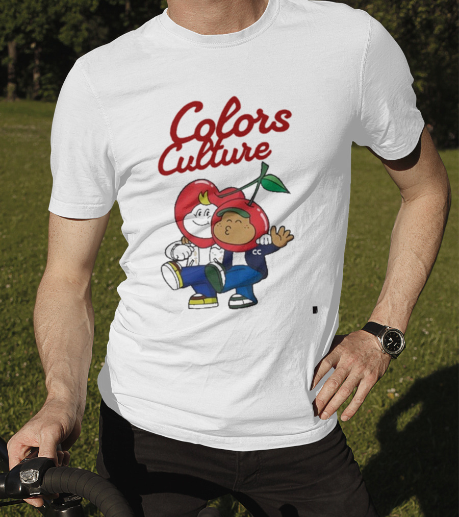 Colors Culture Chubby And Friends Cherry Head Graphic T-Shirt