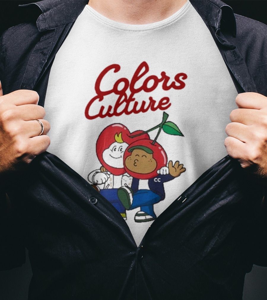 Colors Culture Chubby And Friends Cherry Head Graphic T-Shirt