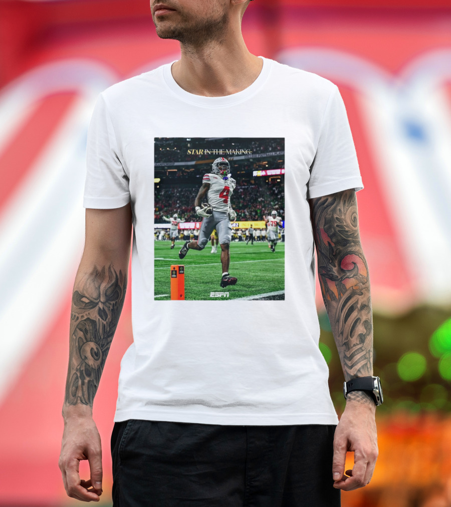 Ohio State Buckeyes Victory Over Notre Dame Star in the Making ESPN T-Shirt