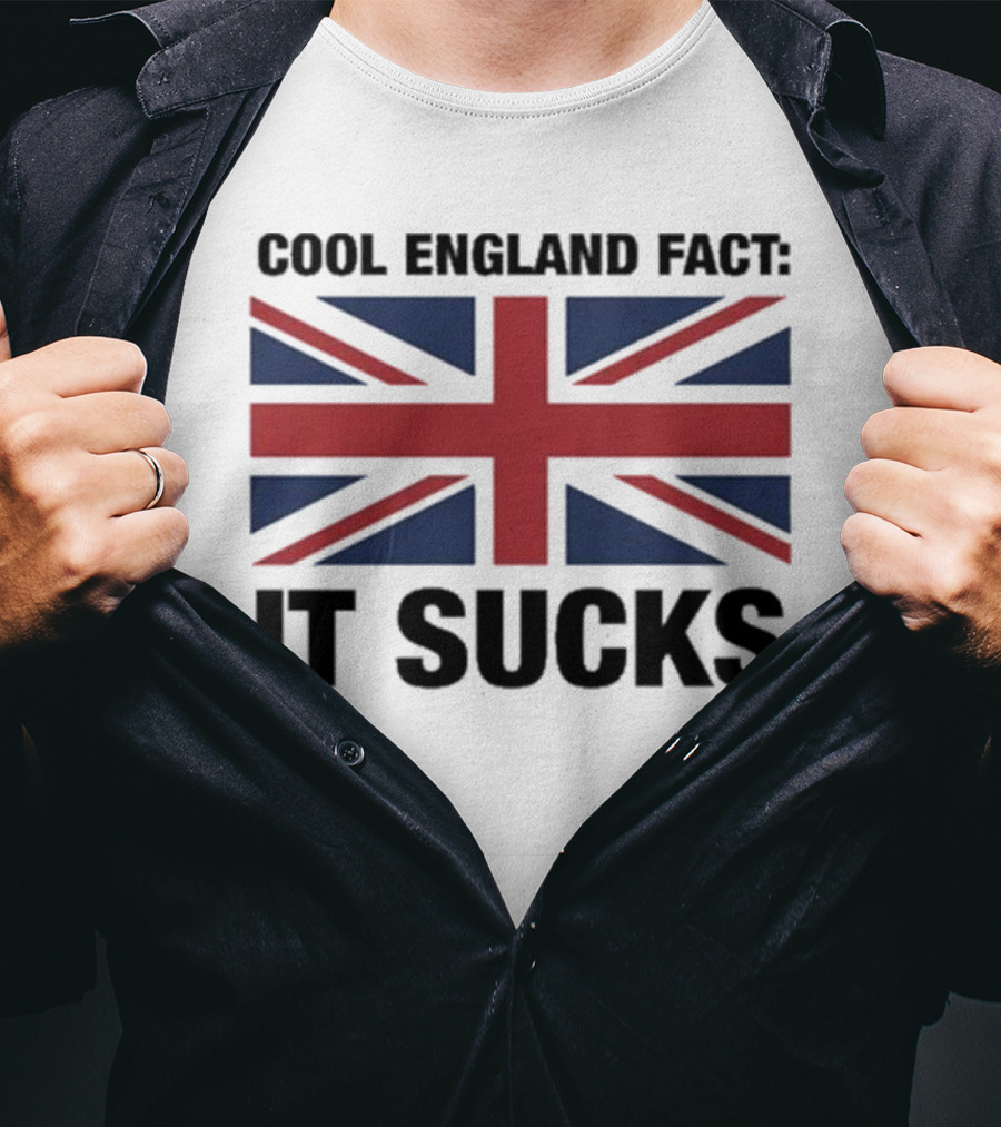 Cool England Fact It Sucks Union Jack T-Shirt