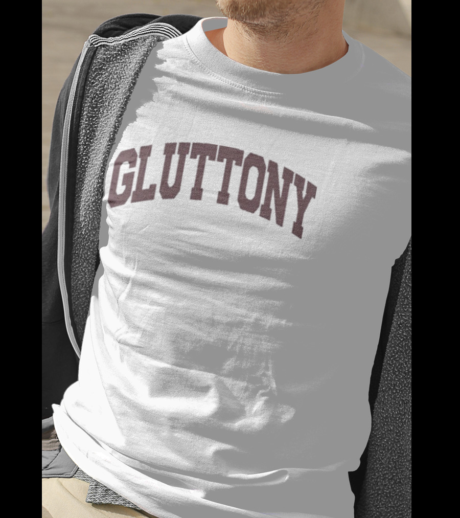 Corbin Gluttony Arch Text T-Shirt
