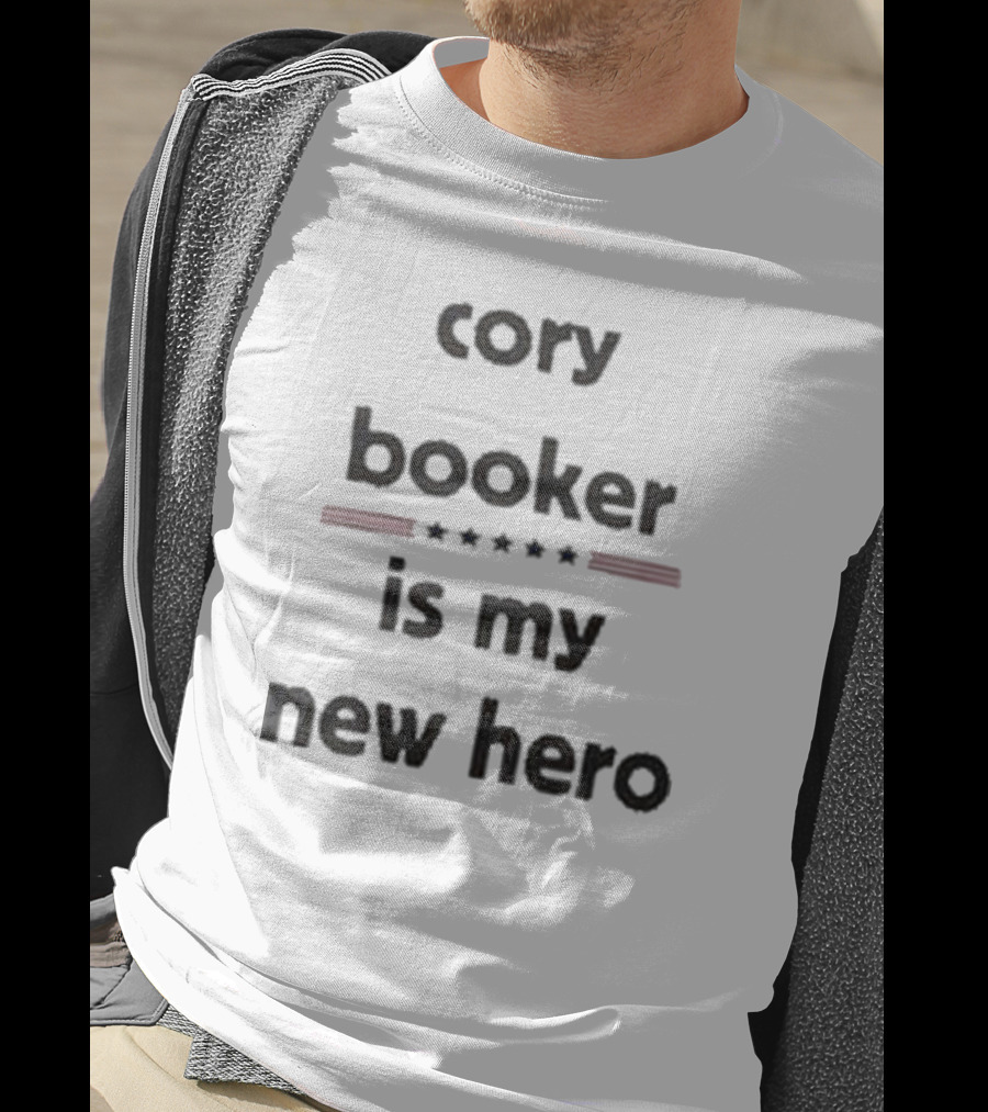 Cory Booker Is My New Hero 2025 Stars T-Shirt