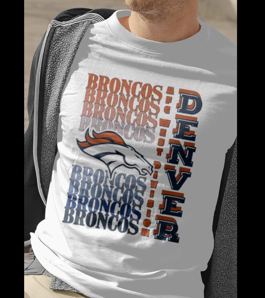 Denver Broncos AFC West Division Broncos Broncos Broncos Denver T-Shirt