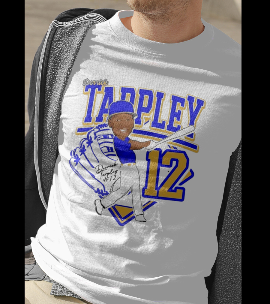Derrick Tarpley 12 Baseball Player Art 2025 T-Shirt