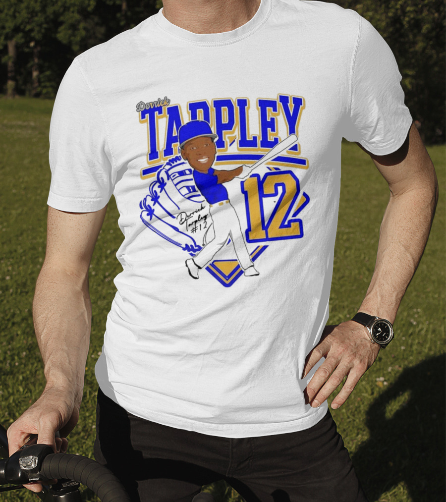 Derrick Tarpley 12 Baseball Player Art 2025 T-Shirt