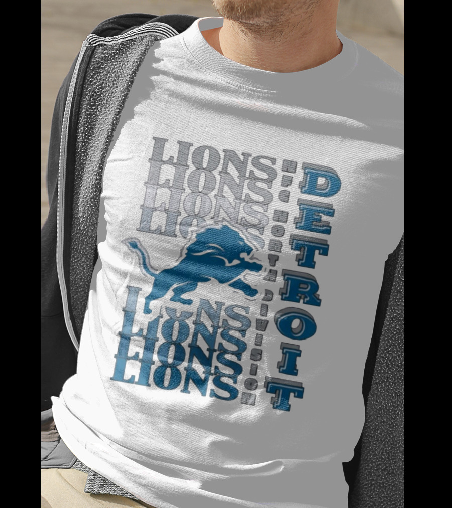 Detroit Lions NFC North Division LIONS DETROIT T-Shirt