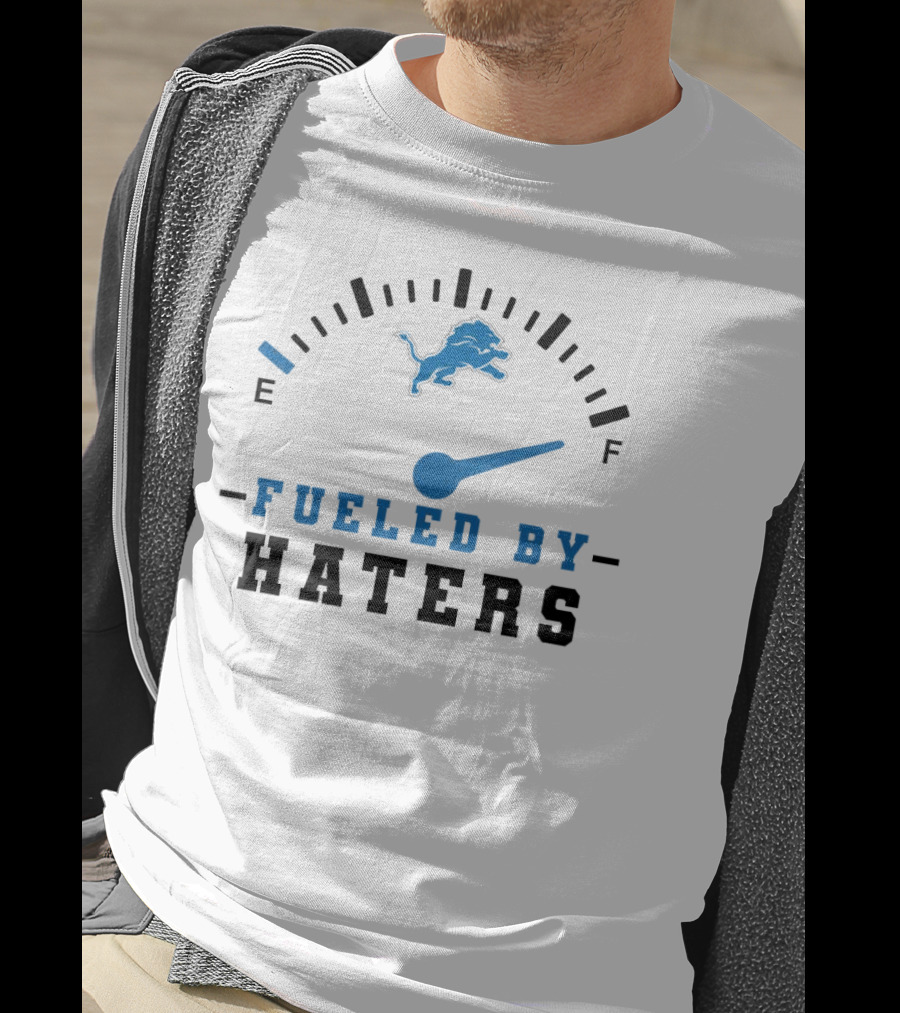 Detroit Lions Fueled By Haters Speedometer T-Shirt