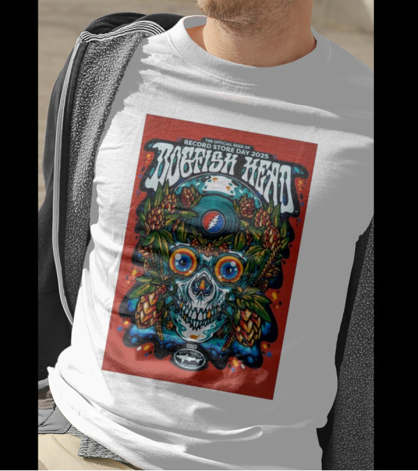 Dogfish Head Official Beer Of Record Store Day 2025 Rehoboth Ave Rehoboth Beach T-Shirt